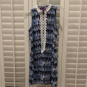 NWOT Lilly Pulitzer Jane Shift dress in Low Tide Navy Sails And Stripes